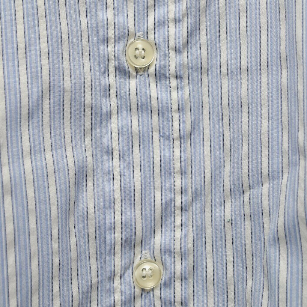 United Colors Of Benneton Stripe Button Shirt Large-Euc — image 3 of 5